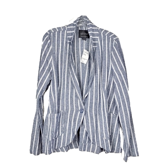 Anthropologie Jackets & Blazers - NWT- Anthropology Sanctuary Linen Stripe Blazer